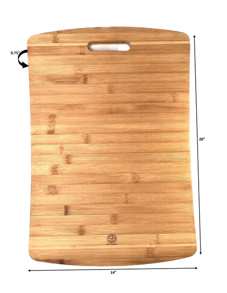 Bamboo Black Tip Small Cutting Board – The Malibu Company