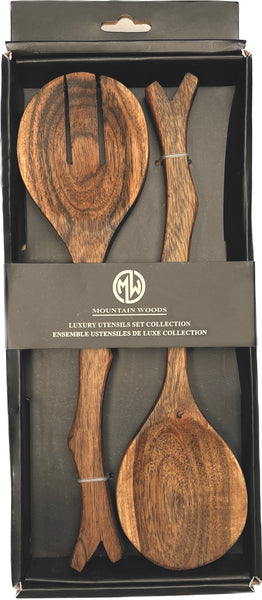 Acacia Wood Bowls & Serving Utensils – Terra Powders