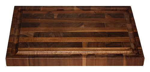 Mountain Woods Brown Extra Large Organic End-Grain Hardwood Acacia Cutting  Board w/ Juice groove - 19