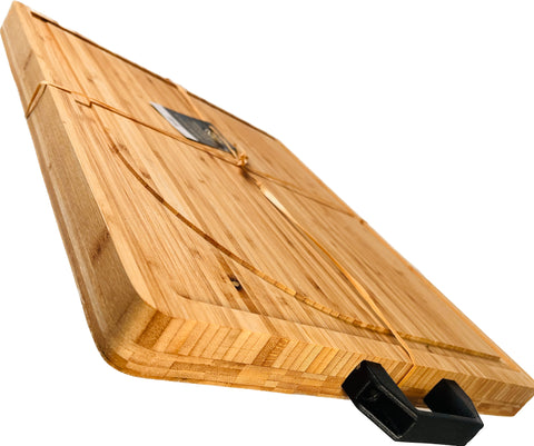 Extra Large Organic Bamboo Cutting & Charcuterie Board with Juice Groove &  Reversible