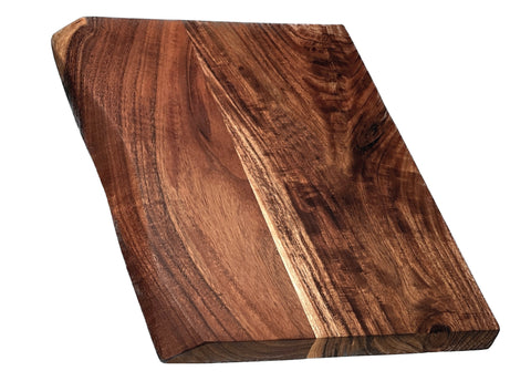 Mountain Woods Brown Hand Crafted Live Edge Acacia Cutting Board/Serving  Tray - 20 (﻿Maximum 5 Per Order Please.)